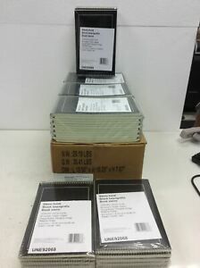 NEW Box of 72 Steno Book, Gregg Rule,6 X 9, Green, 80 Sheets, UNE92068/QTY AVAIL