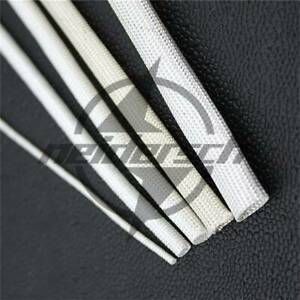 Glass Fiber High Temperature Electrical Insulation Tube Sleeving 600°C New