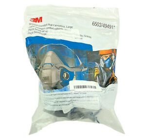 3M 6503 / 49491 Rugged Comfort Half Facepiece Reusable Respirator Size LARGE