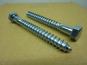 Brighton Best 486-356, 3/8&#034; Hex Head 3.5&#034; Length, Zinc Plated Lag Screw, 375 pcs