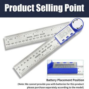 Electronic Digital Protractor 200mm Digital Angle Finder Protractor Ruler Meter