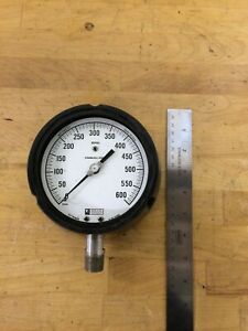 Weksler Instruments 0-600PSI Pressure Gauge GR2-133A-3S (No glass cover)
