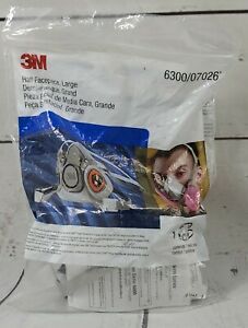 3M™ LARGE Half Facepiece Reusable Respirator 6300 NEW