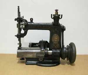 Straw Braid chain stitch hat machine , Victoria , Willcox Gibbs