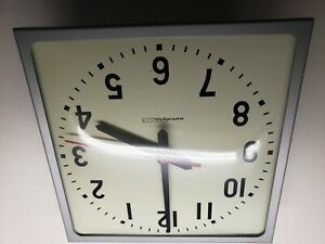 National Time &amp; Signal 12” Wall Clock , 24 Volt. open  Box