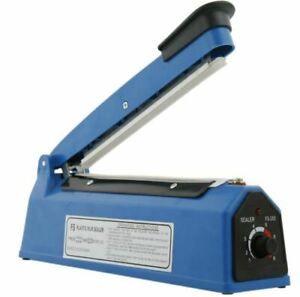 Impulse Heat Poly Bag Sealer Plastic Closer Machine Sealing 12 inch 110V