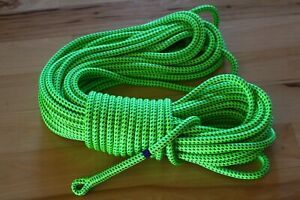 ARBORIST CLIMBING LINE  11.5mm TACHYON - 90 feet Climbing line with eye.