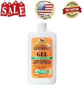 Absorbine Veterinary Liniment Topical Analgesic Sore Muscle