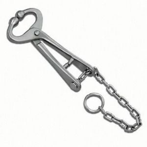 Nose Tong - Cattle Lead With Chain - NEW