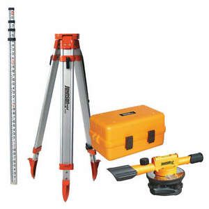 JOHNSON 40-6902 Builders Level Kit,22X,200 ft