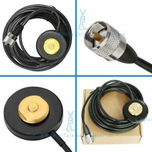 NMO Mount Magnetic Base PL259 Plug for Kenwood ICOM Mobile Motorola Radio