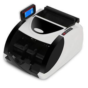 Money Counter Bill Cash Currency Counting Machine UV MG Counterfeit Detector USD