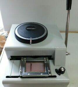 Yescom 16CEB001-CH66CRD-07 Plastic Credit Card Manual Embosser Machine