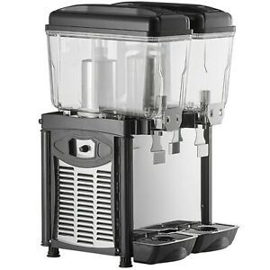 Avantco D3G-2 Double 3 Gallon Bowl Refrigerated Beverage Dispenser - 120V