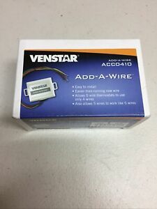 Venstar ACC0410 Add-a-wire Accessory 24 VAC Thermostats Allows To Use 4-5 Wires