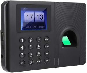 Biometric Fingerprint Checking-in Attendance Machine Employee Time Clock USA