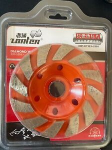 4 in 14-Segment Turbo Cup Diamond Grinding Wheel for Concrete Masonry