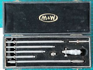 Vintage Moore and Wright Internal Bore Gauge Imperial Made in Sheffield England
