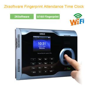 3&#034; Color Screen Biometric Fingerprint Attendance Time Clock + Wifi +Tcp/ip Parts