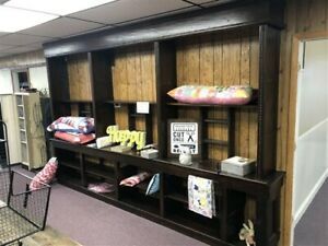 12&#039;6&#034; Antique Display Case Counter Cabinet, Store Counter Showcase, Mercantile