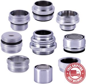 9  Pieces  Faucet  Adapter  Kit ,  Srmsvyd  Solid  Brass  Male / Female  Sink  A