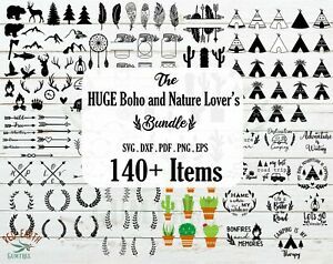 Camping Svg Bundle - 140+ High Quality Images- SVG CUT Files Boho, Nature Lover