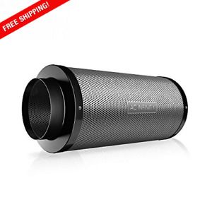 Carbon Filter 6&#034; With Premium Australian Virgin Charcoal, Inline Duct Fan