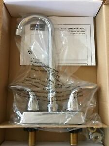 Elkay Deck Mount High Arc Bar Faucet LK2477CR, Two Handle, Chrome, Two Hole NEW!