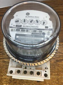 GE WATTHOUR METER 720x75G54 170SA/2 240V 3W FM2A TA30