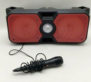 iROCKER Red and Black Portable Speaker