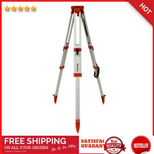 Flat Head Aluminum Orange Tripod with Quick Clamp Heavy Duty 5/8 In. 11-Threaded