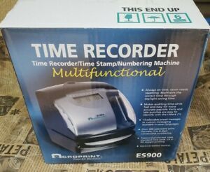 Acroprint ES900 Digital Automatic 3-in-1 Machine Silver &amp; Black Multifunctional