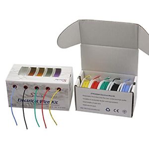 Striveday&amp;trade; 26 AWG Flexible Silicone Wire Electric wire 26 gauge Coper H...