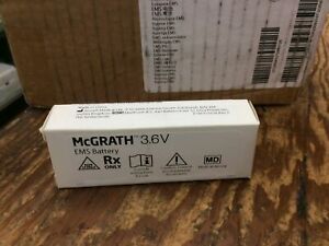 mcgrath mac video laryngoscope 3.6v Lithium Battery 340-200-000 Exp. 03-19-2022