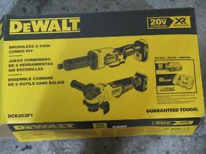 DeWALT DCK203P1 20V MAX XR Grinder/Die Grinder Cordless 2 Tool Combo Kit