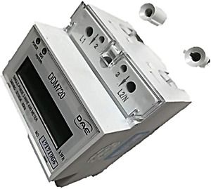 DAE DDM720 240V kWh Meter, 100 Amp, Internal CT, 60 Hz, Hot Wire Pass Through