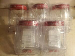(NEW) (5) STI Stopper II STI-1100 Fire Alarm Cover w/ Horn &amp; Flush Mount 