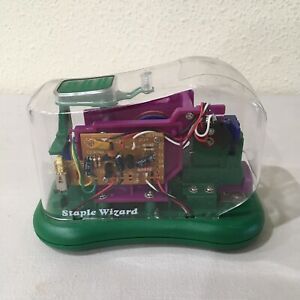 Rexel Staple Wizard Colorful Electric Stapler Model 112 - Excellent Used Cond.