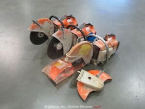 Lot of (3) Stihl TS420 Cutquik Concrete Cutoff Saw 14&#034; Chop Saw -Parts/Repair