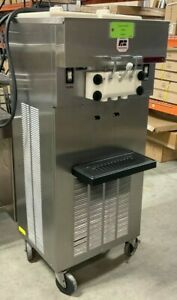 Used SaniServ Model 527 Floor Model Twin Twist Soft Serve Ice Cream Machine