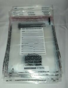 100 Count Bank Deposit Bags Fort Knox 912 New Free Shipping