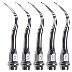 5pcs Dental Scaler Tips GC2 For #9 Ultrasonic Piezo Scaler Tip