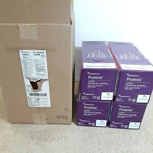 Protexis Surgical Gloves 2D72NS75X Size 7.5 Case 200 Pair Latex Cardinal Health