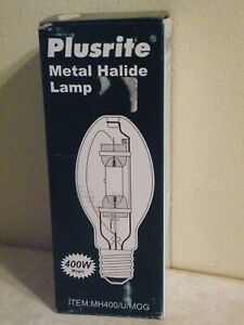 1 PLUSRITE Metal Halide Lamp MH400/U/MOG ED28  FREE SHIP