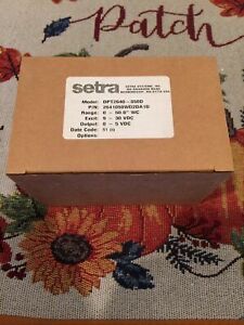 SETRA, DPT2640-050D, DIFFERENTIAL PRESSURE SENSOR, 0- 50” WC. - new