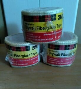 3m drywall fiberglass tape 2&#034;x360&#034; (3 rolls)