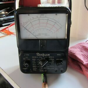SIMPSON 260 SERIES  VOLT-OHM-MILLIAMMETER