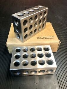 Taytools 1-2-3 Steel-Hardened Precision 123 Blocks - 2 Count- 3 x 2 x 1-Inch CNC