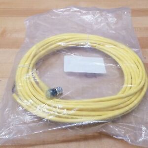 Brad Connectivity 8030N1D01M100 Female End Cable, 3P, 90 Degree, 1200670224