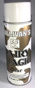 Sullivan Supply CLEAR Dairy Magic Show Cattle Grooming Spray 1ea 12oz Can